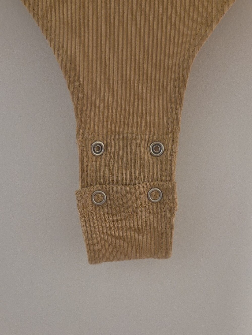 Dynamite Ribbed Tan Bodysuit - Picture 5 of 6